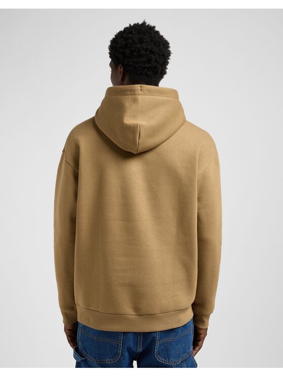 Lee Lee Felpa WW HOODIE Beige Relaxed Fit
