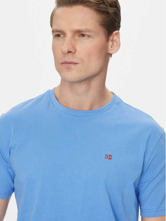 Napapijri Napapijri T-krekls Salis NP0A4H8D Zils Regular Fit