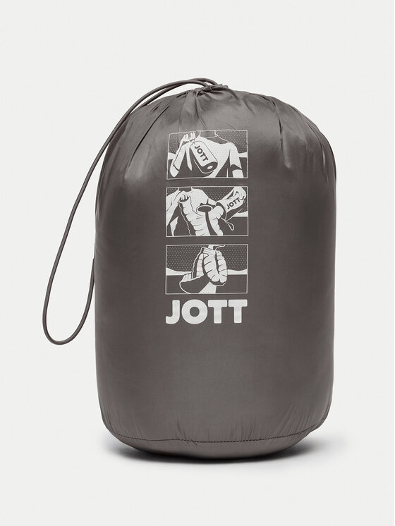 Jott Jott Пухено яке Nico P000MDOW01 Сив Slim Fit