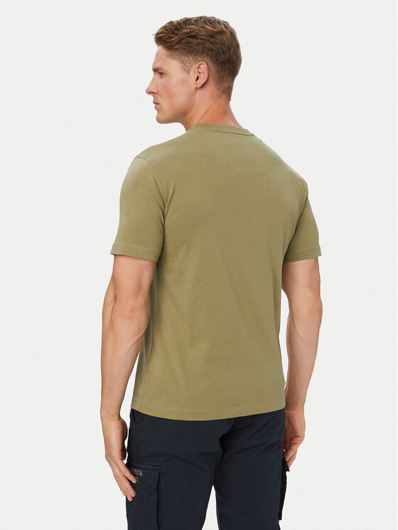 Aeronautica Militare Aeronautica Militare Tričko 262TS1580UJ00372 Zelená Regular Fit