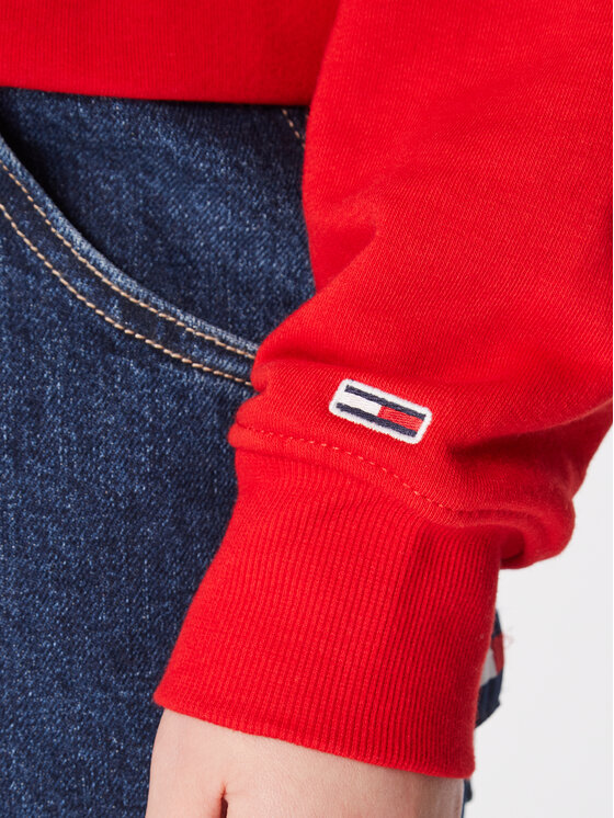 Tommy Jeans Tommy Jeans Felpa Essential DW0DW14851 Rosso Regular Fit
