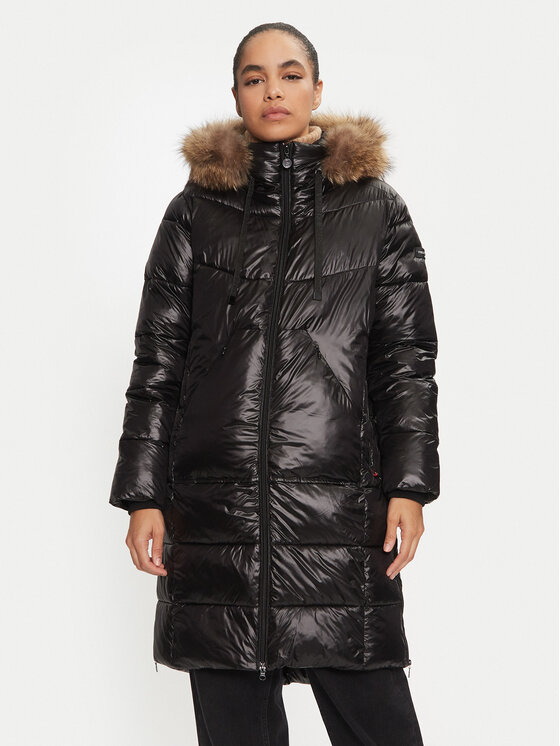 Frieda & Freddies Frieda & Freddies Télikabát 3847C Fekete Regular Fit