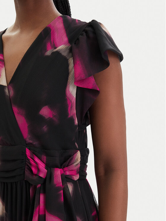 DKNY DKNY Cocktail obleka DD5G1562 Črna Regular Fit