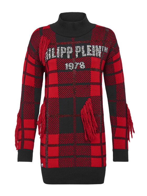 PHILIPP PLEIN PHILIPP PLEIN Bluza 21963 Czerwony Regular Fit