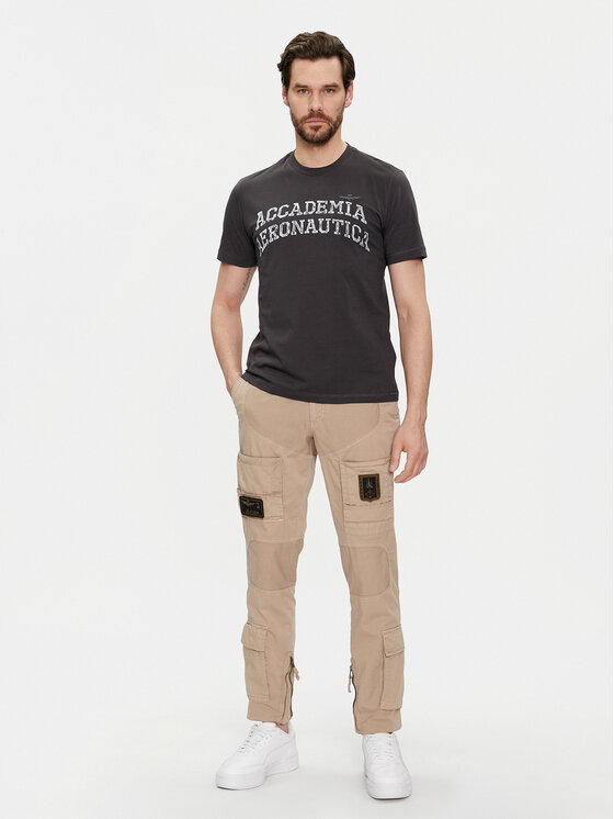 Aeronautica Militare Aeronautica Militare Majica 241TS2203J629 Črna Regular Fit