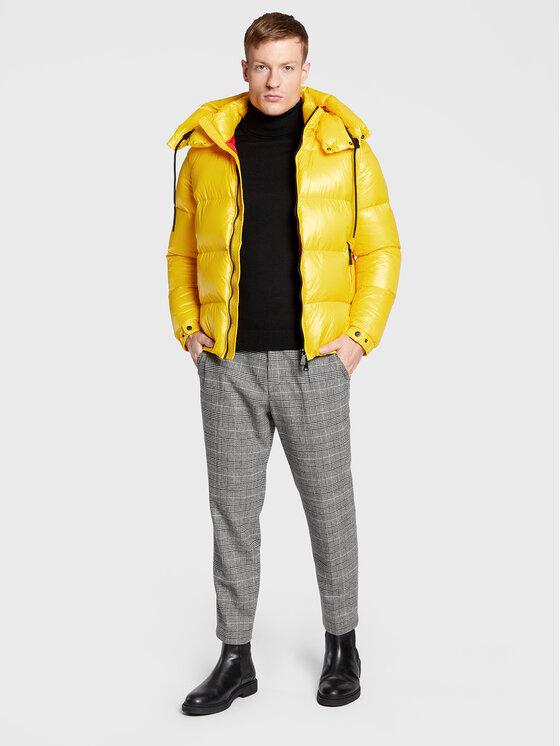 Add Add Pernata jakna 6AM771 Žuta Regular Fit