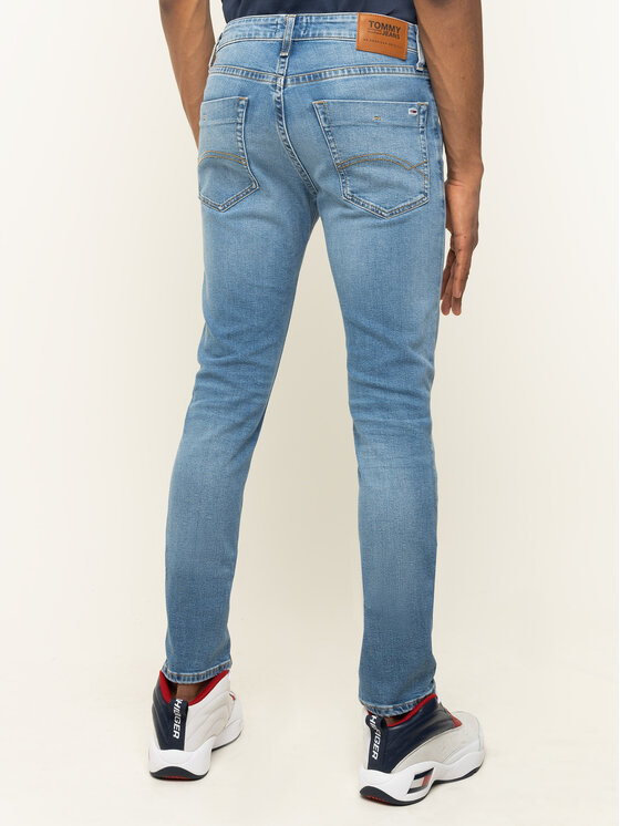 Tommy Jeans Džinsai Scanton Heritage DM0DM07303 Mėlyna Slim Fit • Modivo.lt