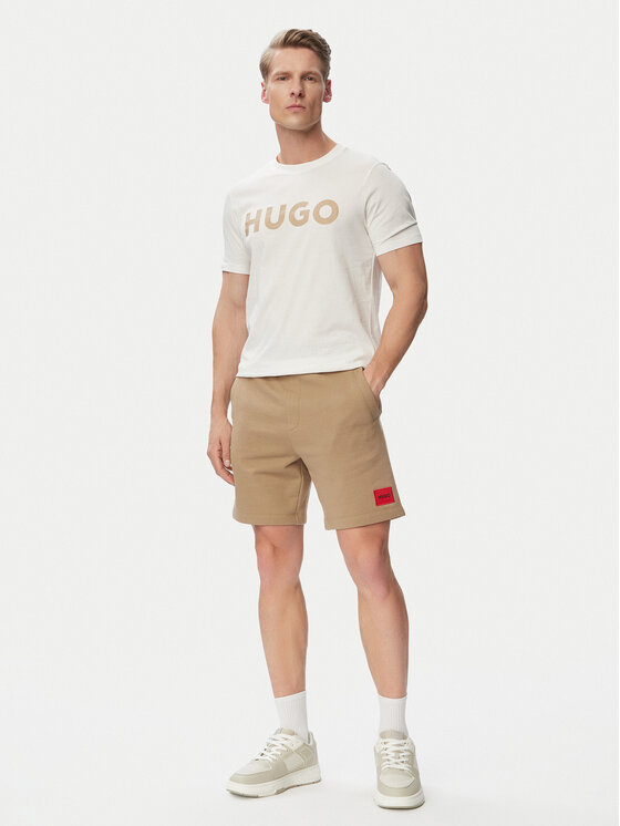 HUGO HUGO Pantaloncini sportivi Diz222 50466196 Nero Regular Fit