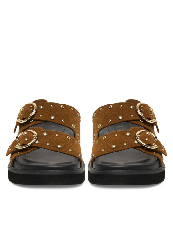 DeeZee DeeZee Klapki 86009-13 Brązowy