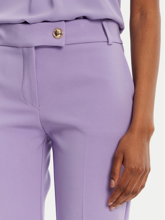 Rinascimento Rinascimento Pantaloni di tessuto CFC0122741003 Viola Regular Fit