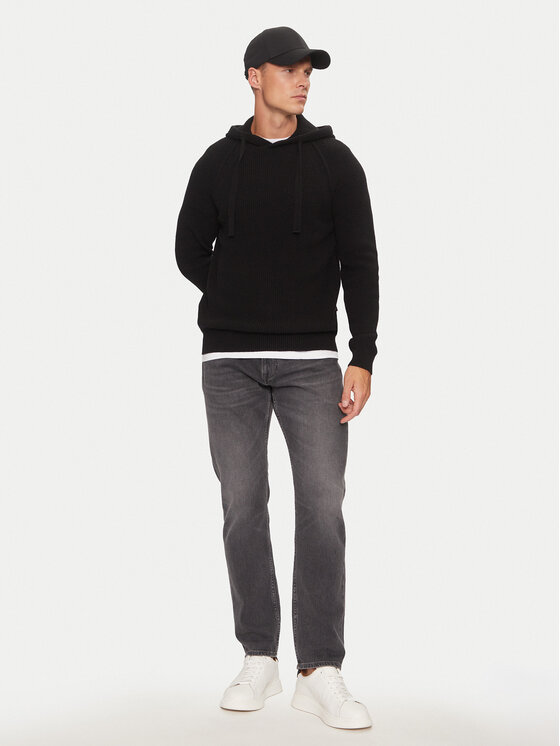 REPLAY Replay Пуловер UK4476.000.G22726 Черен Regular Fit