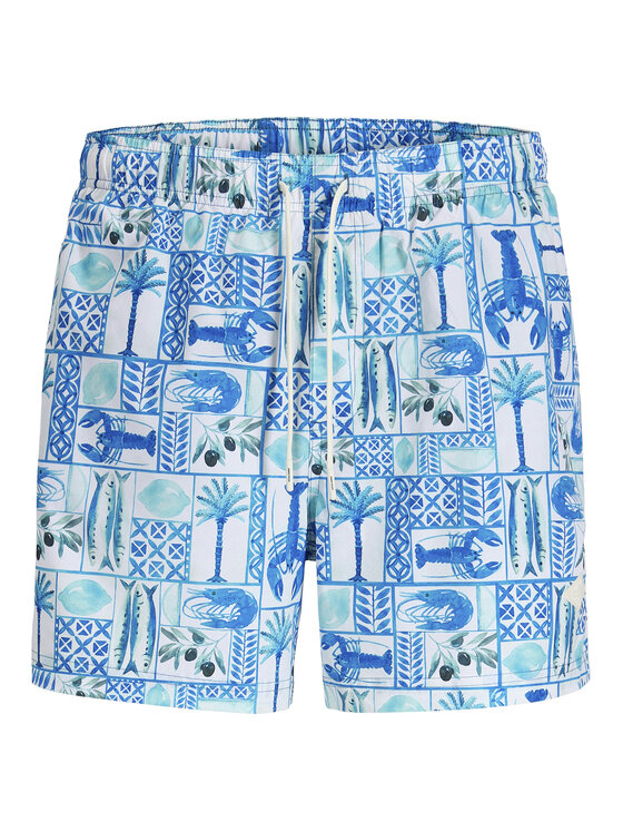 Jack & Jones Jack & Jones Plavecké šortky Maui Vibes 12291426 Světle modrá Regular Fit
