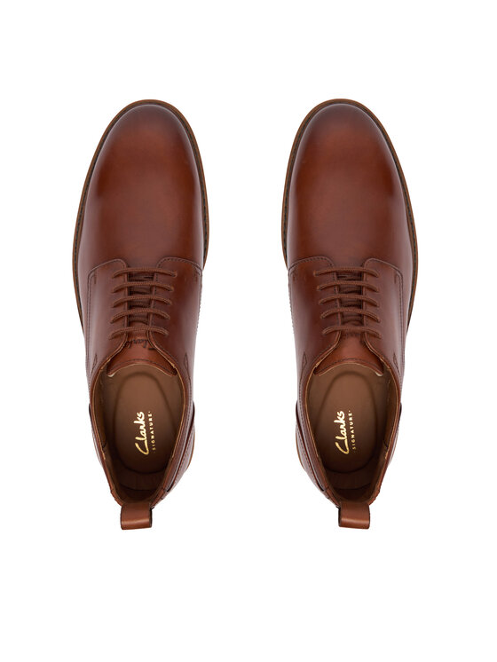 Clarks Clarks Półbuty Aldwin Lace 26183252 Brązowy