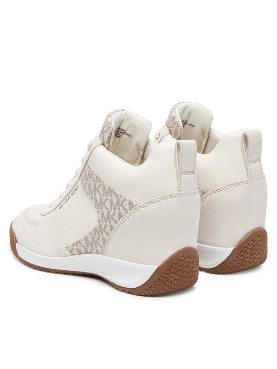 MICHAEL Michael Kors MICHAEL Michael Kors Sneakersy Nikko S2 Wedge Trainer 43F6NKFS4S Krémová