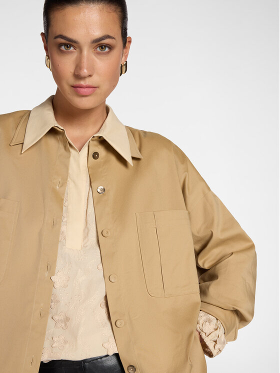 Elena Mirò Elena Mirò Camicia 5407E100112N012 Beige Regular Fit