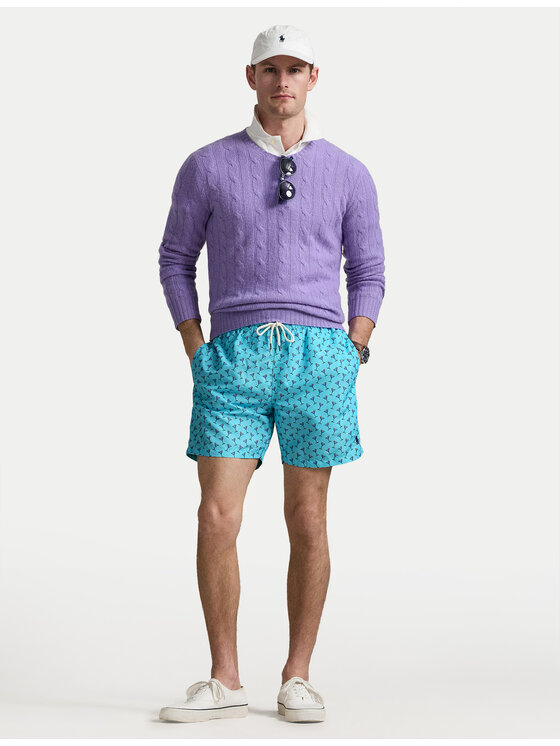 Polo Ralph Lauren Polo Ralph Lauren Szorty kąpielowe 710963824001 Błękitny Classic Fit
