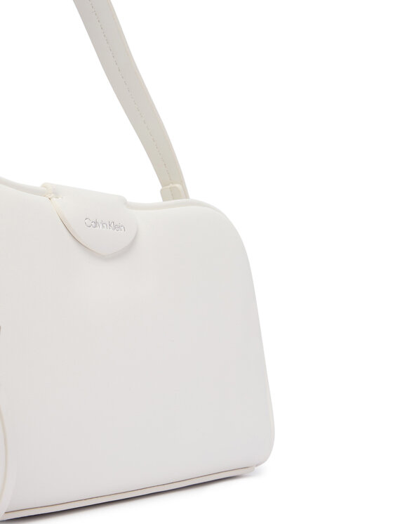 Calvin Klein Calvin Klein Borsetta Emblem Trio Top Handle Camera Ba LV04F3370G Bianco