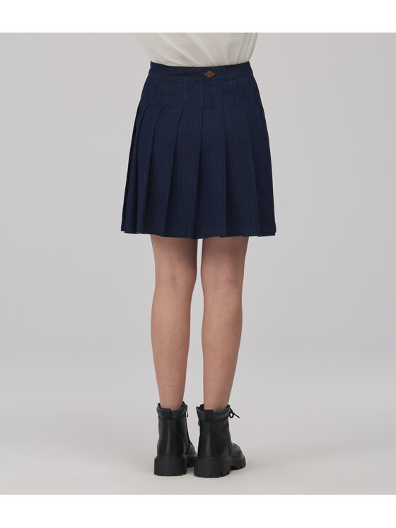 Lee Cooper Lee Cooper Spódnica jeansowa LOAN Niebieski Regular Fit