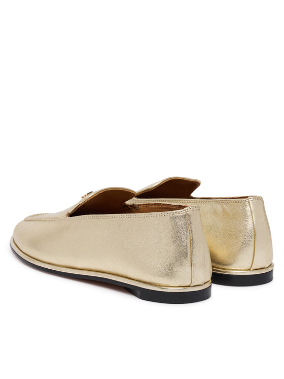 Tommy Hilfiger Tommy Hilfiger Lords kingad Gold Loafer FW0FW08958 Kuldne