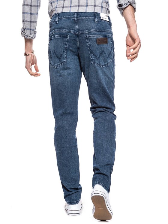 Wrangler Wrangler Jeansy TEXAS TAPER Niebieski Slim Fit