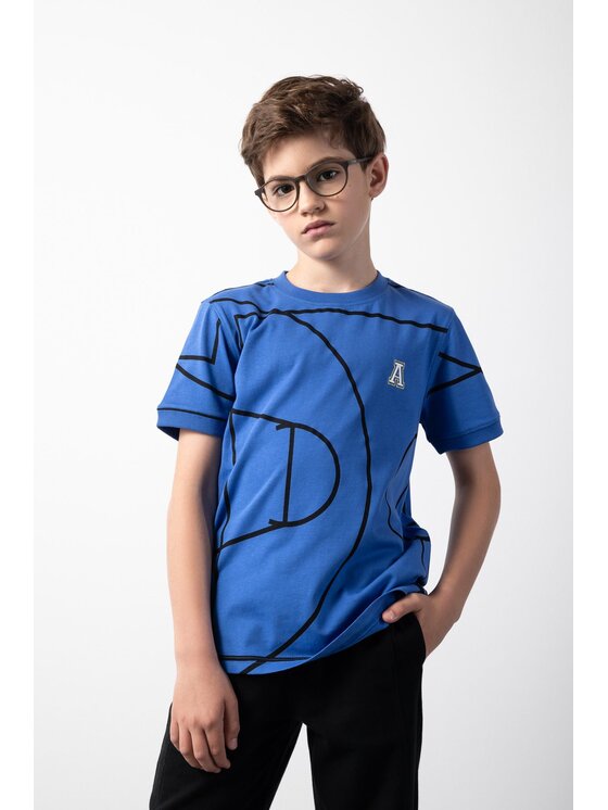 Coccodrillo Coccodrillo T-Shirt ZC5143202ABJ-032 Tmavomodrá Regular Fit