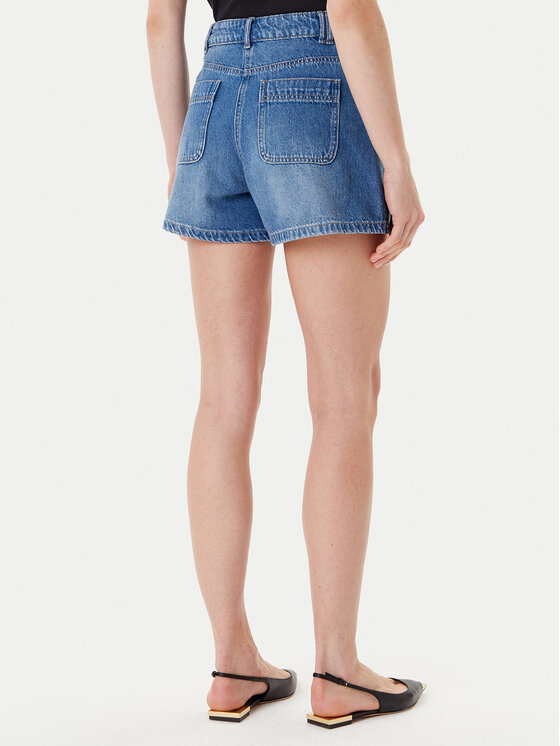 Morgan Morgan Szorty jeansowe 251-SHAMIZ Niebieski Slim Fit