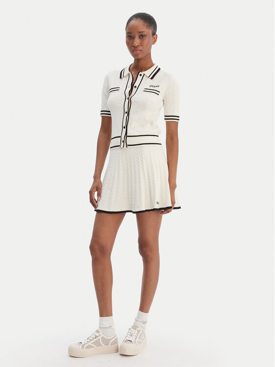 Guess Guess Mini sukně V6RD07 Z4652 Écru Regular Fit