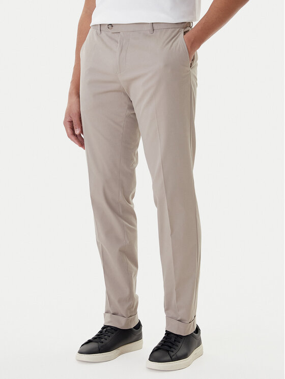 BOSS BOSS Szövet nadrág C-Genius 50555035 Bézs Slim Fit