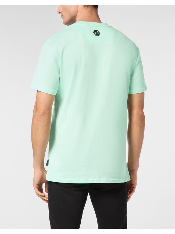 PHILIPP PLEIN PHILIPP PLEIN T-Shirt 24691 Zielony Regular Fit