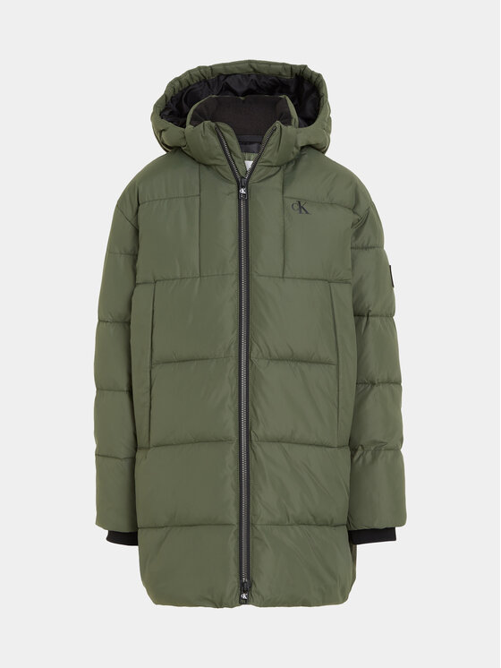 Calvin Klein Jeans Calvin Klein Jeans Зимно яке Essential IB0IB01277 Зелен Regular Fit