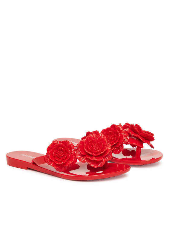 Melissa Melissa Šlepetės per pirštą Mini Melissa Harmonic Springtime Inf M 35705 Raudona