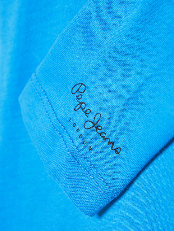 Pepe Jeans Pepe Jeans Halenka Asier PB503195 Modrá Regular Fit
