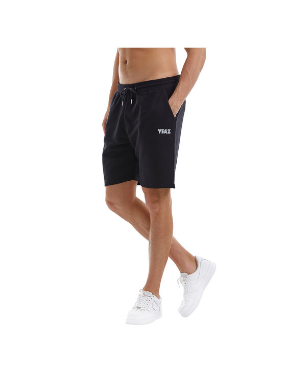Yeaz Yeaz Szorty materiałowe CHAX Stoffshorts Czarny Regular Fit