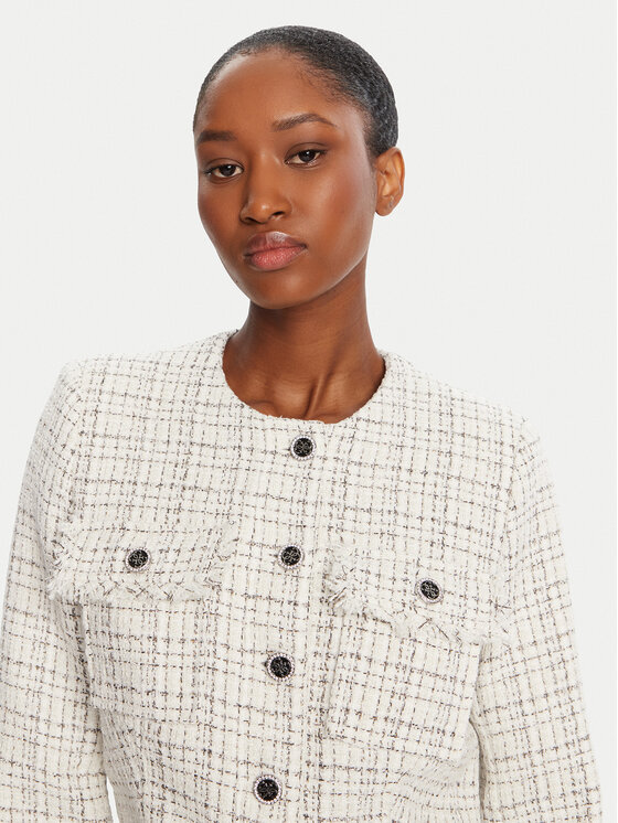 Guess Guess Übergangsjacke W5YN44 WHDB2 Weiß Regular Fit