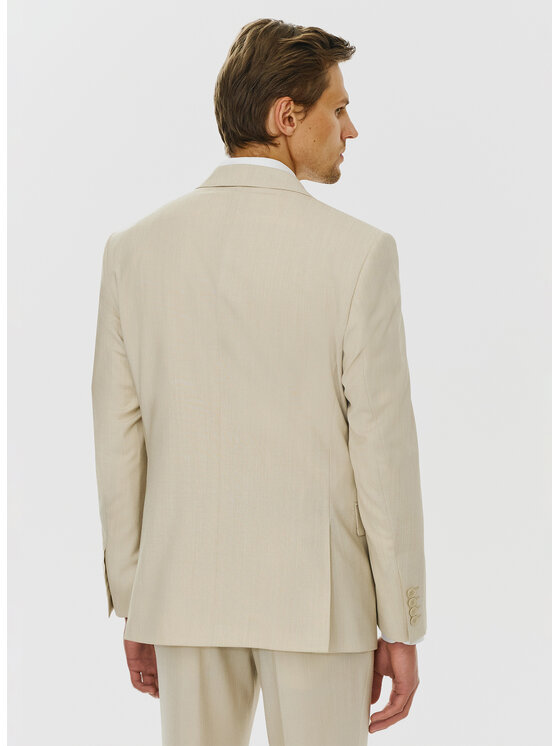 Pako Lorente Pako Lorente Marynarka P24SF-3G-004 Beżowy Slim Fit