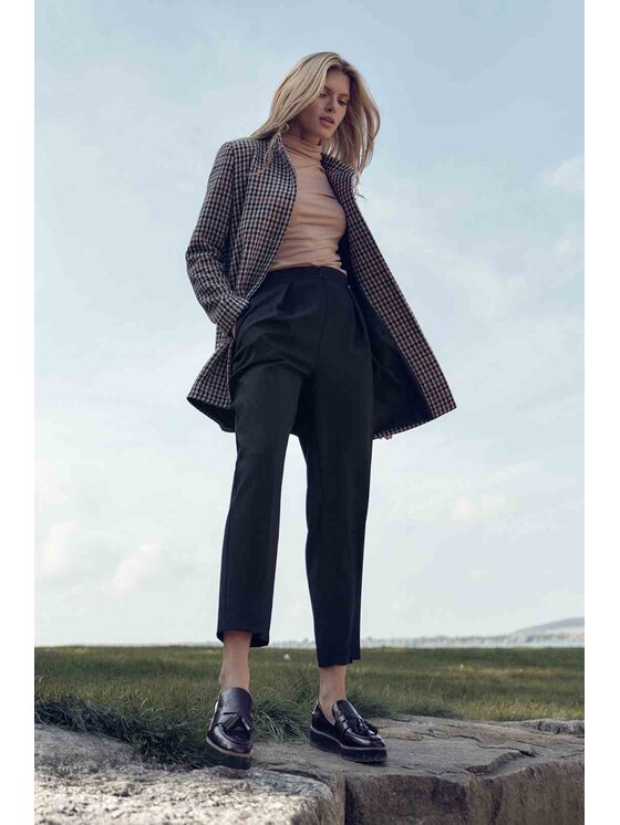 FIGL FIGL Blúzka M729 Béžová Slim Fit