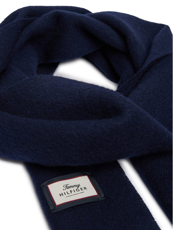 Tommy Hilfiger Tommy Hilfiger Šal Th Scarf AM0AM14768 Mornarsko modra