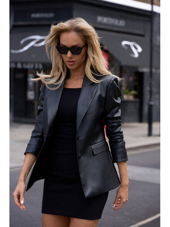 Made of Emotion Made of Emotion Marynarka M748 Czarny Modern Fit