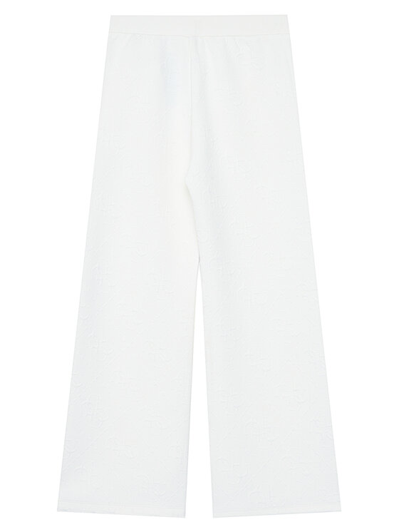 Guess Guess Παντελόνι φόρμας J5BQ11 K0742 Εκρού Wide Leg