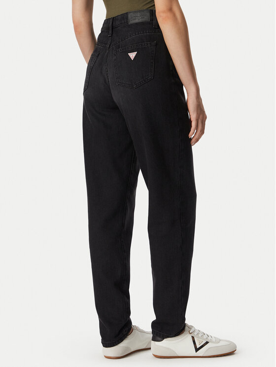 Guess Jeans Guess Jeans Τζιν W6YA0D D1148 Μαύρο Relaxed Fit