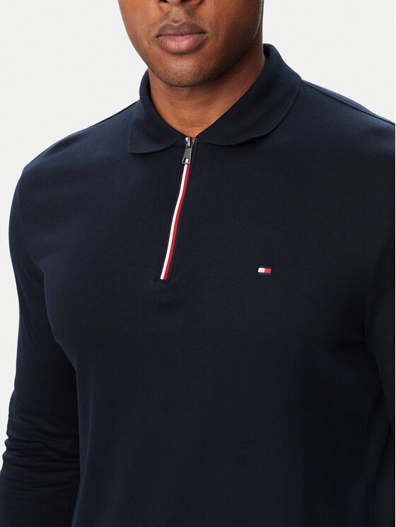 Tommy Hilfiger Tommy Hilfiger Polokošeľa Liauid MW0MW44820 Tmavomodrá Regular Fit