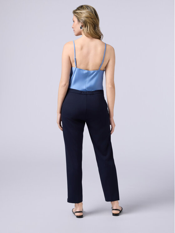 Oltre Oltre Pantaloni di tessuto P293R108416N034 Blu Regular Fit