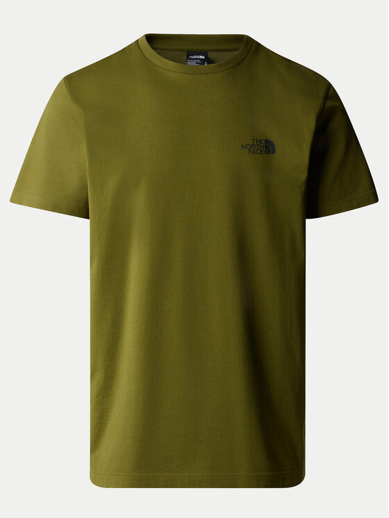 The North Face The North Face Tricou Simple Dome NF0A87NG Verde Regular Fit