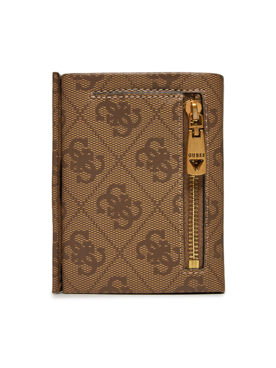 Guess Guess Μικρό Πορτοφόλι Ανδρικό SMMTLL LEA65 Μπεζ