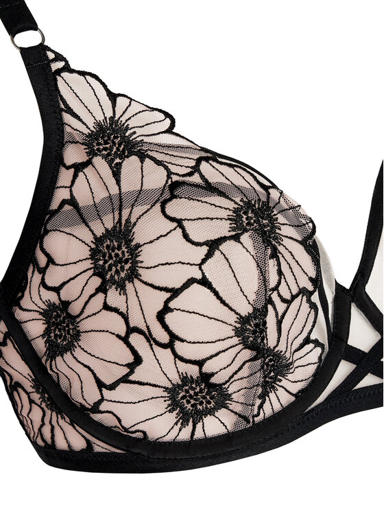 Chantelle Chantelle Nedrček s kostjo Lush C22OM0 Črna