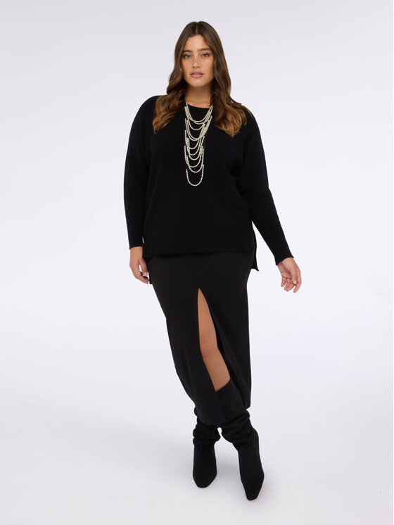 Fiorella Rubino Fiorella Rubino Maglione M027E002013N033 Nero Regular Fit