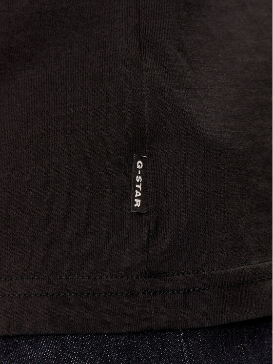 G-Star Raw G-Star Raw T-Shirt Graphic 8 R T S\s D14143-336-6484 Czarny Regular Fit