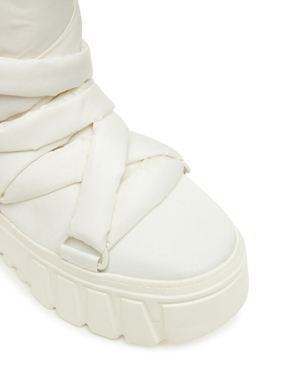 Tommy Jeans Tommy Jeans Μπότες Χιονιού Tjw Chunky Snow Boot Nylon EN0EN02842 Λευκό