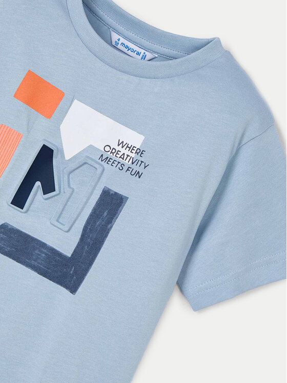 Mayoral Mayoral T-särk 3030 Sinine Regular Fit