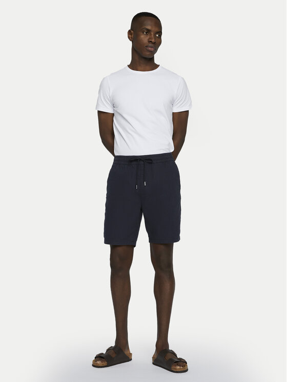 Matinique Matinique Bavlnené šortky 30206032 Tmavomodrá Regular Fit
